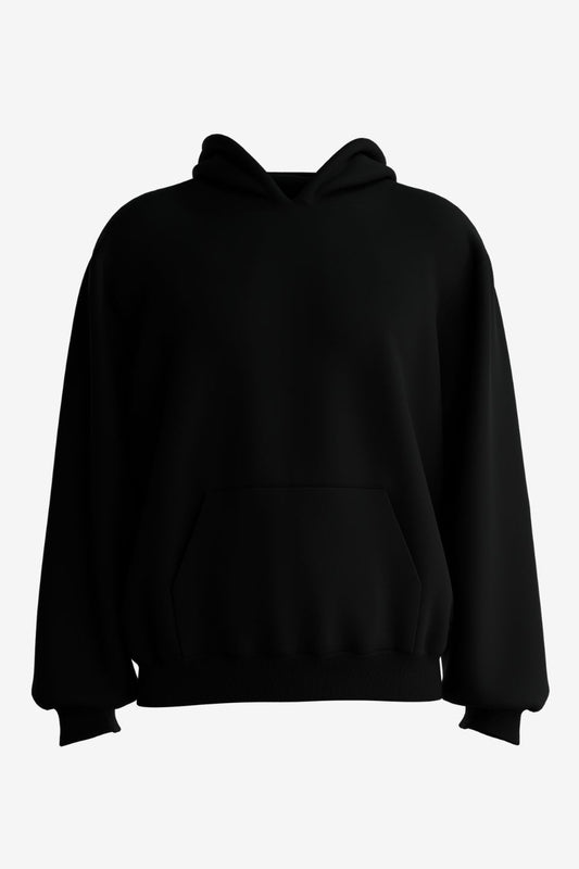 BLACK OVERSIZED HOODIE - NEUTRALS BY SOY