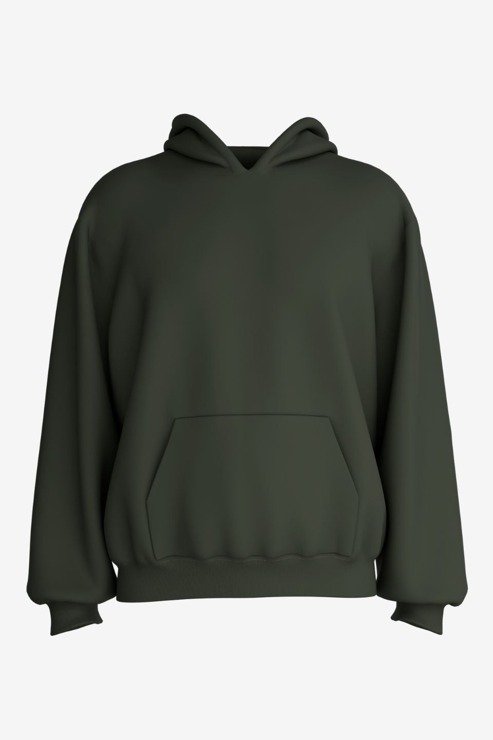 OLIVE GREEN OVERSIZED HOODIE - NEUTRALS BY SOY