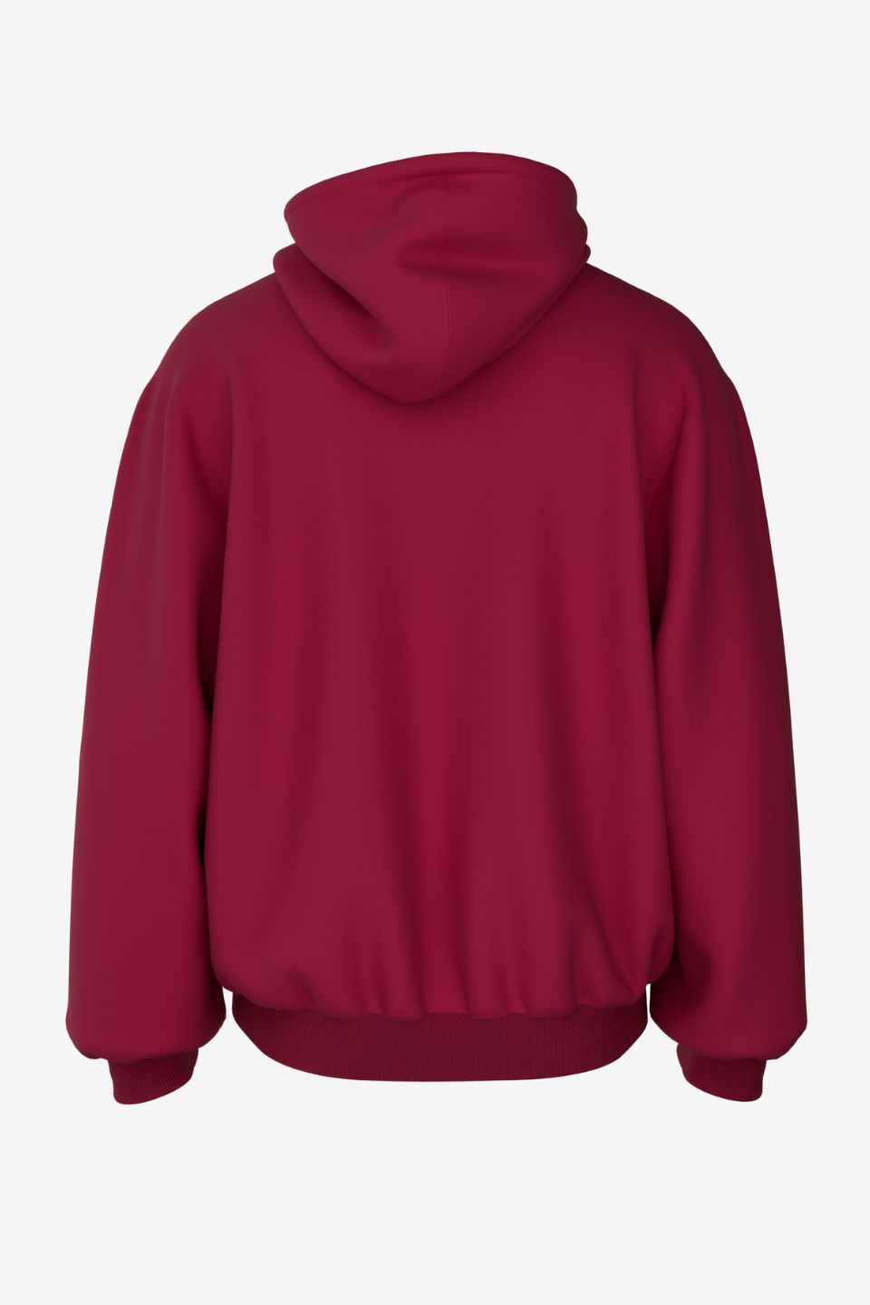 RED OVERSIZED HOODIE - NEUTRALS BY SOY